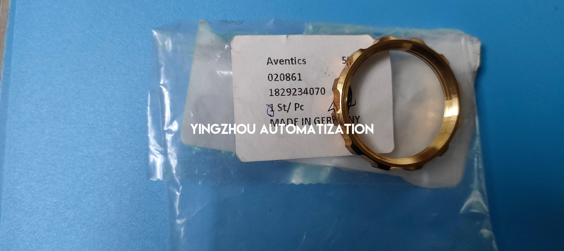 AVENTICS 1829234070 Panel Nut - Series AS-MBR-W06, M30x1.5, Brass-YingZhou Automatization