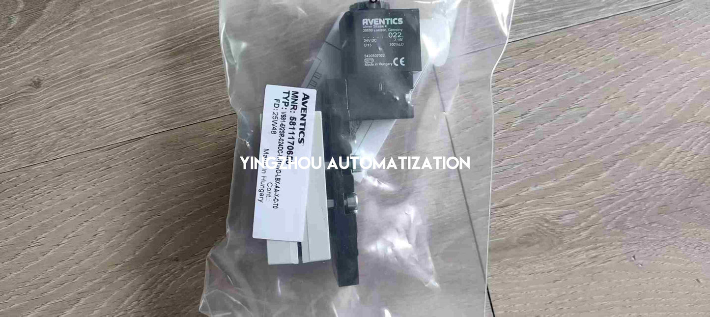 AVENTICS 5811170650 Series 581 5/2-Way Solenoid Valve | 24V DC Base-Mounted Pneumatic Control Valve | Brand New Original-YingZhou Automatization