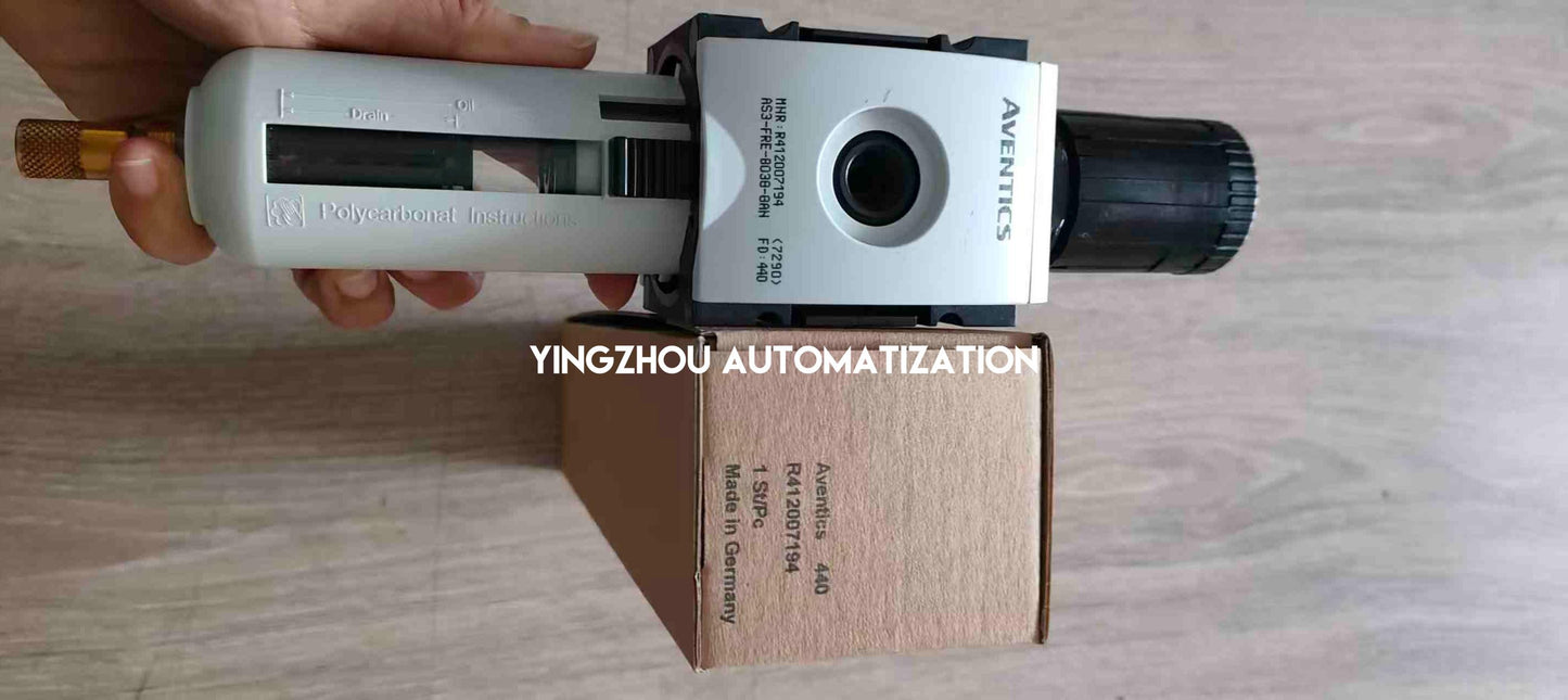 AVENTICS R412007194 AS3-FRE Filter-Pressure Regulator | G 3/8 Air Prep Unit | Brand New Original-YingZhou Automatization