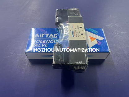 AirTAC 4V22008B 4V200 Series 5/2-Way Double Solenoid Pneumatic Valve DC24V PT1/4"-YingZhou Automatization