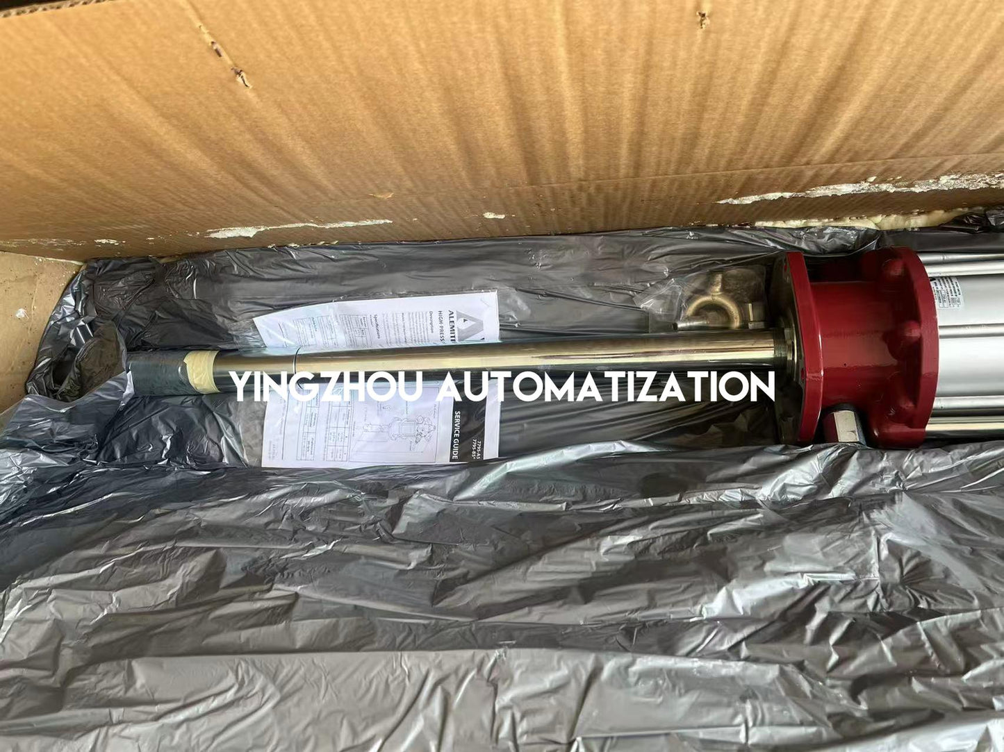 Alemite 7795-A5 High-Pressure Grease Pump - 80:1 Ratio, for 400 lb. Drums-YingZhou Automatization