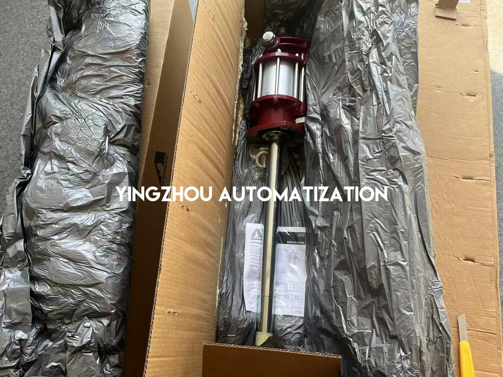 Alemite 7795-A5 High-Pressure Grease Pump - 80:1 Ratio, for 400 lb. Drums-YingZhou Automatization