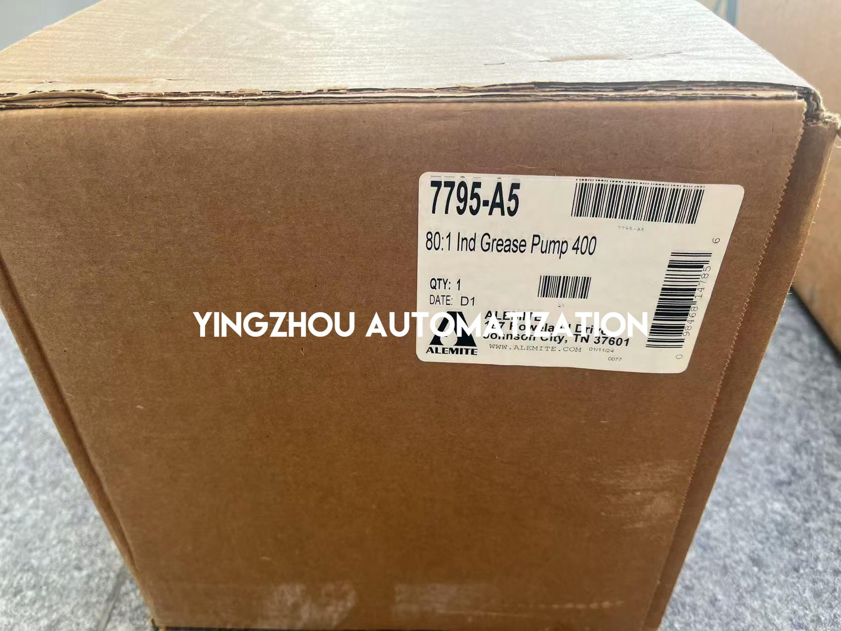 Alemite 7795-A5 High-Pressure Grease Pump - 80:1 Ratio, for 400 lb. Drums-YingZhou Automatization