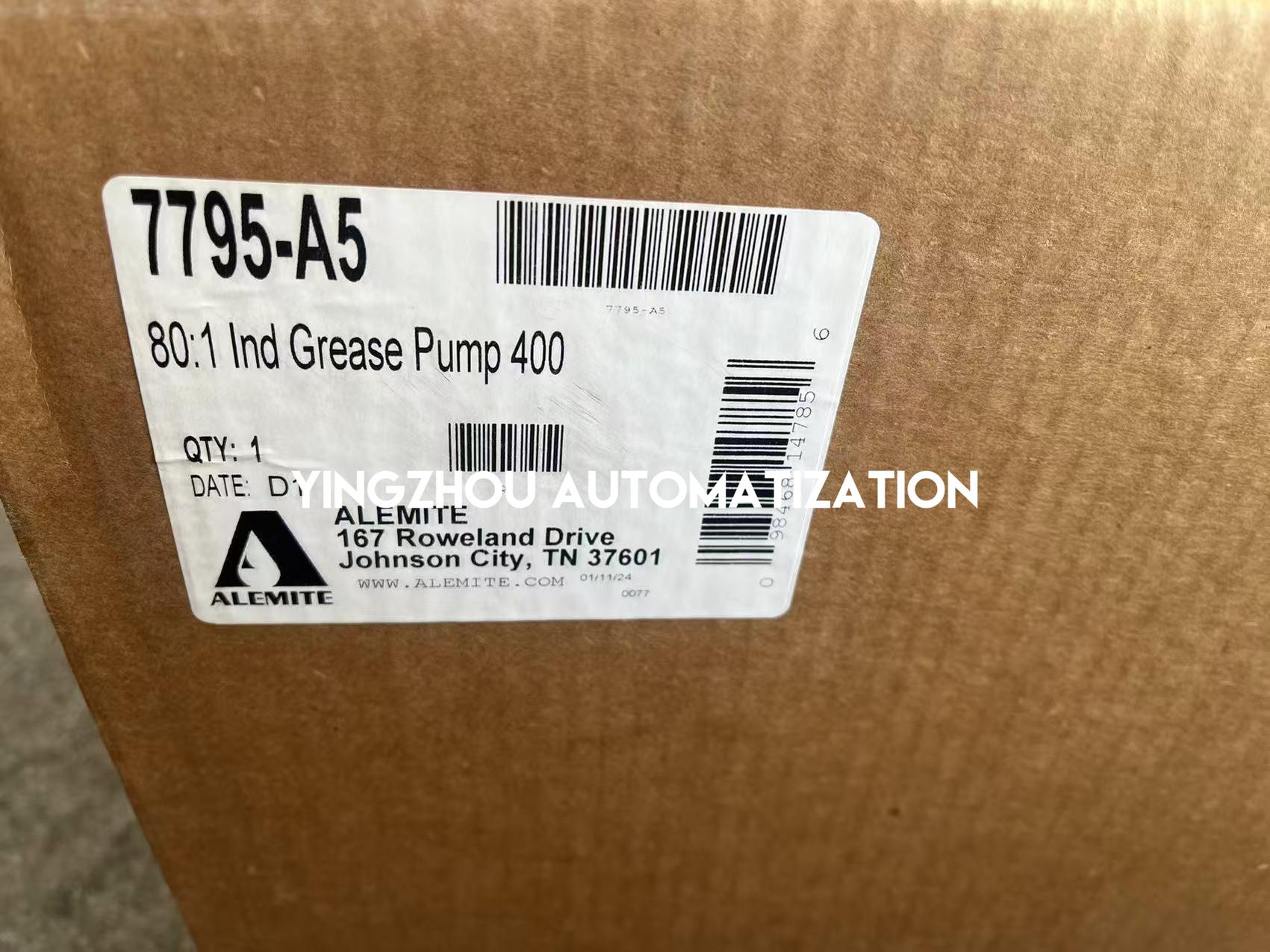 Alemite 7795-A5 High-Pressure Grease Pump - 80:1 Ratio, for 400 lb. Drums-YingZhou Automatization