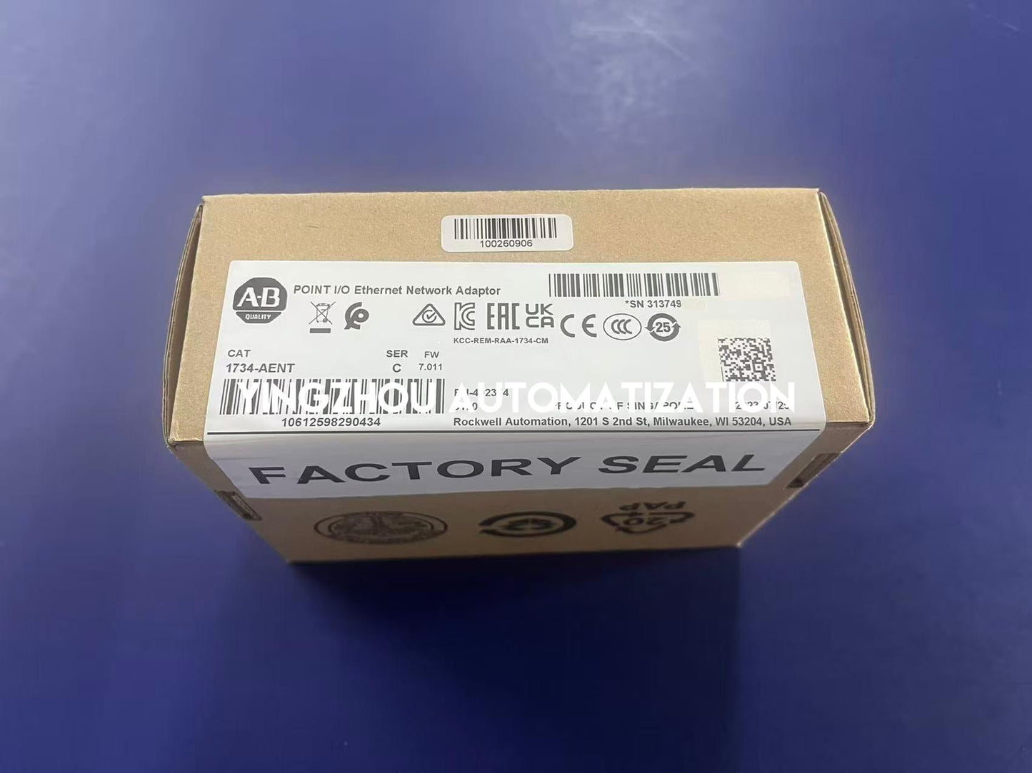 Allen-Bradley 1734-AENT POINT I/O EtherNet/IP Adapter | Network Interface Module | POINT I/O System Accessory | Brand New Original-YingZhou Automatization