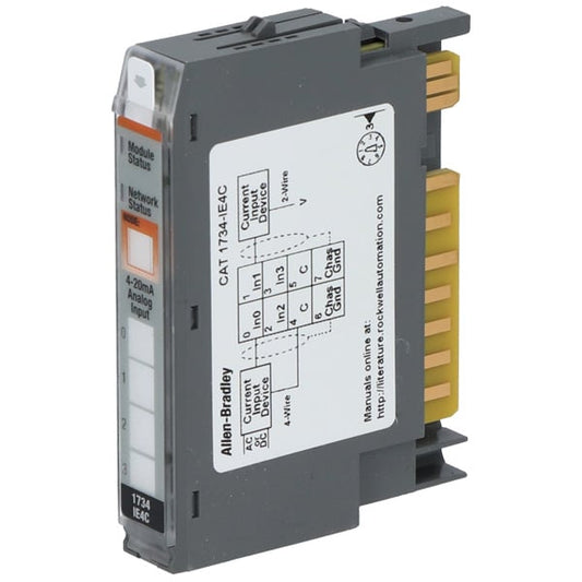Allen-Bradley 1734-IE4C POINT I/O Analog Input Module | 4-Channel Current Input | Distributed Automation | Brand New Original-YingZhou Automatization