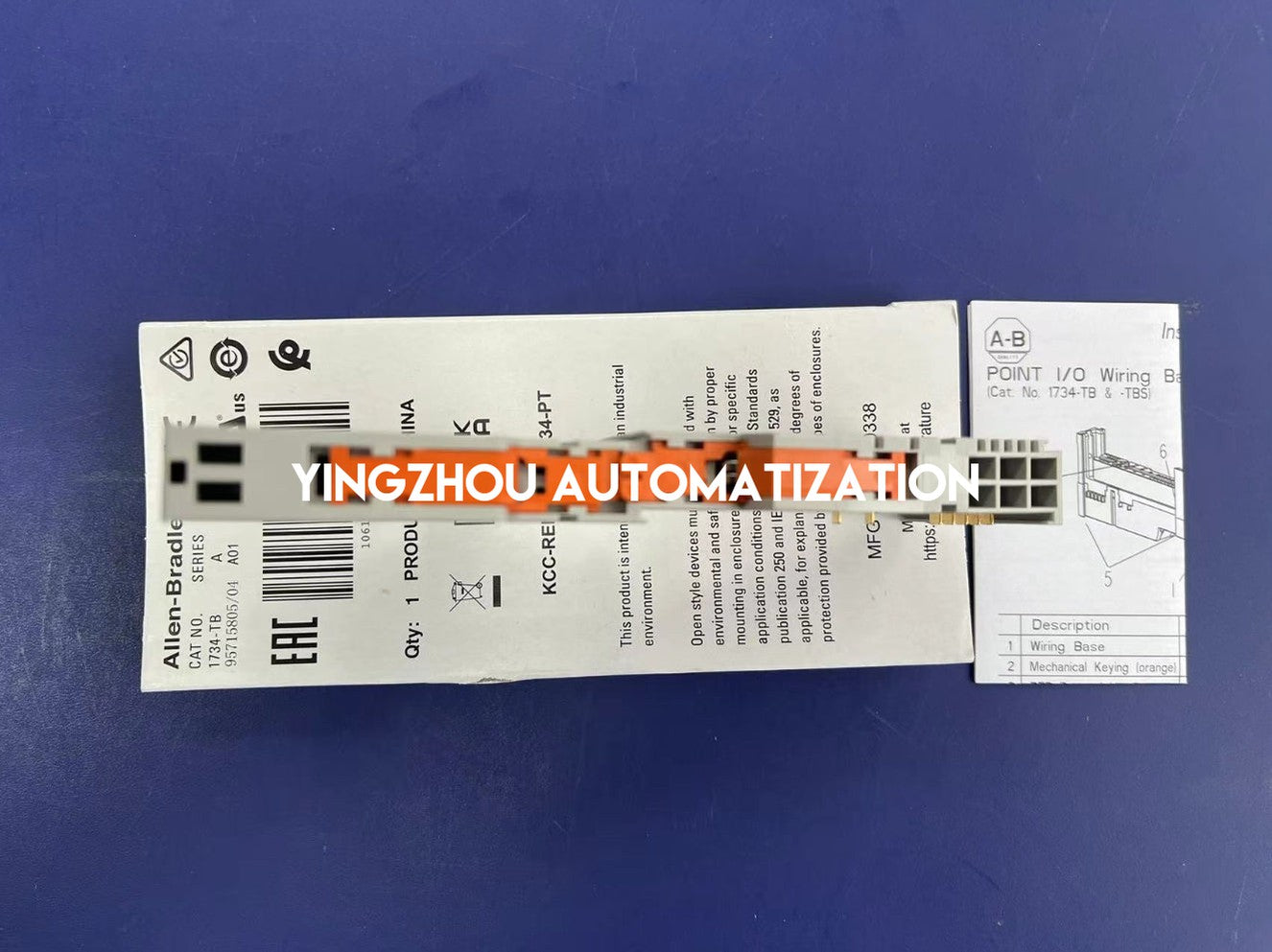 Allen-Bradley 1734-TBCJC POINT I/O Cold Junction Compensation Terminal Base-YingZhou Automatization