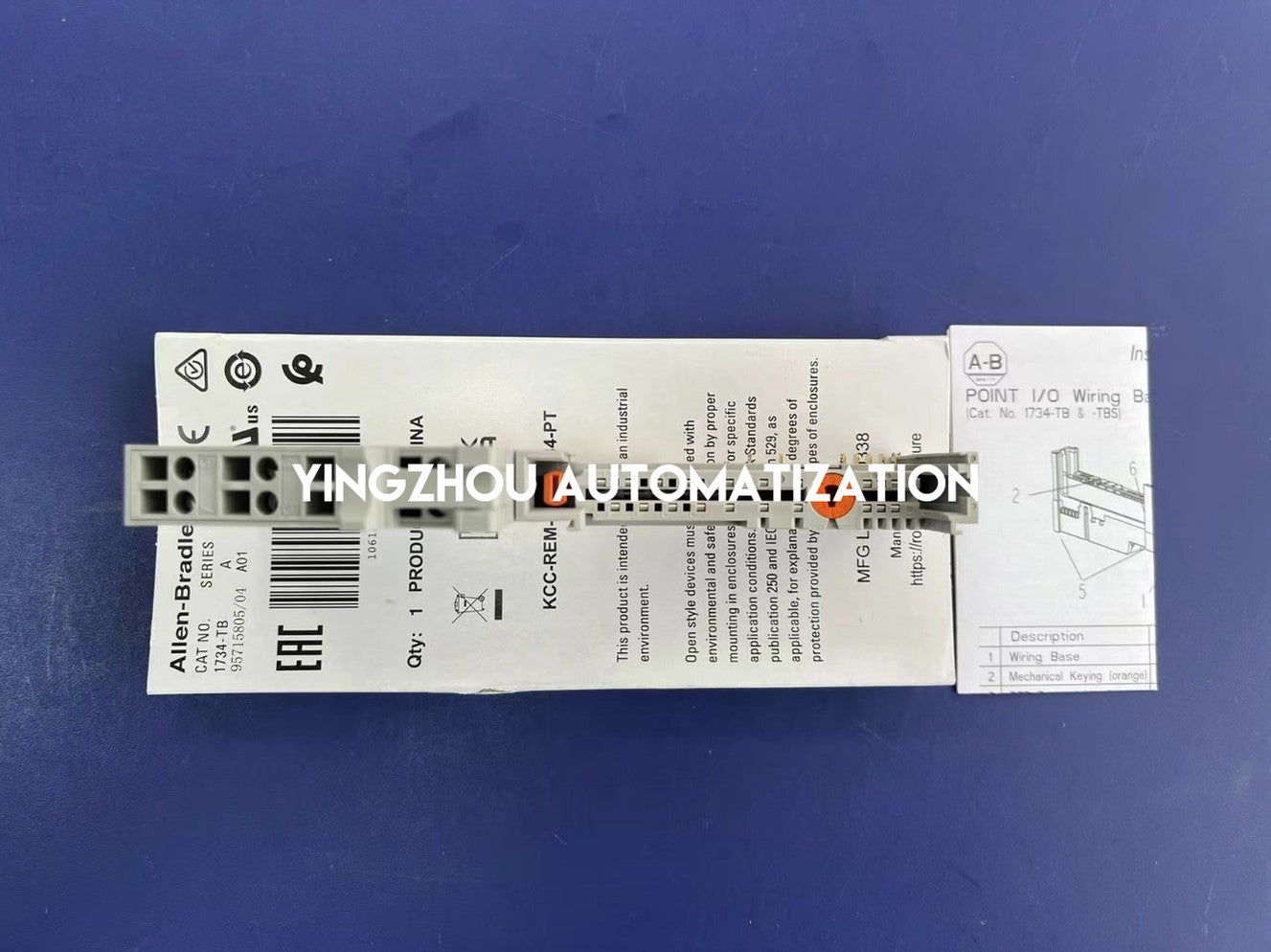 Allen-Bradley 1734-TBCJC POINT I/O Cold Junction Compensation Terminal Base-YingZhou Automatization