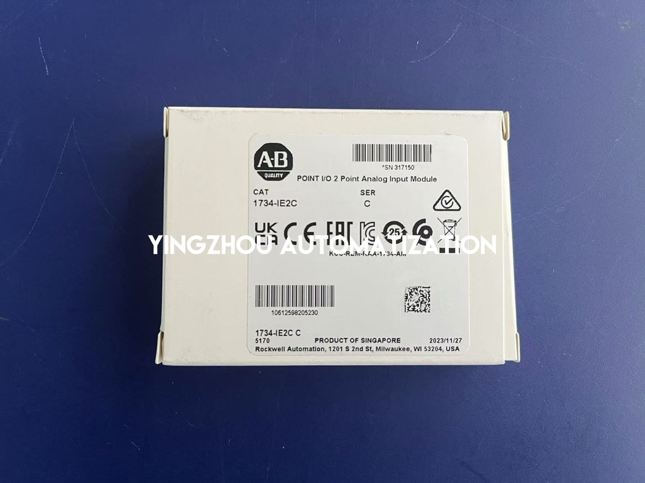 Allen-Bradley 1734-TBCJC POINT I/O Cold Junction Compensation Terminal Base-YingZhou Automatization