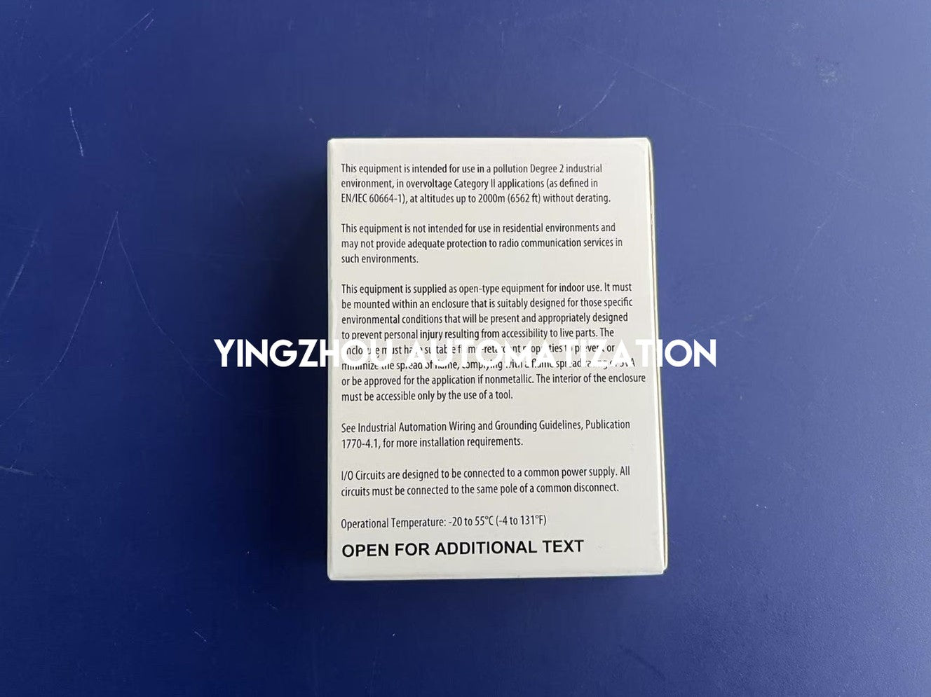 Allen-Bradley 1734-TBCJC POINT I/O Cold Junction Compensation Terminal Base-YingZhou Automatization