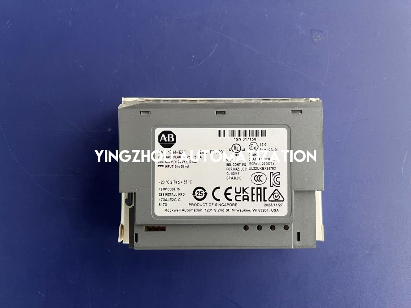 Allen-Bradley 1734-TBCJC POINT I/O Cold Junction Compensation Terminal Base-YingZhou Automatization