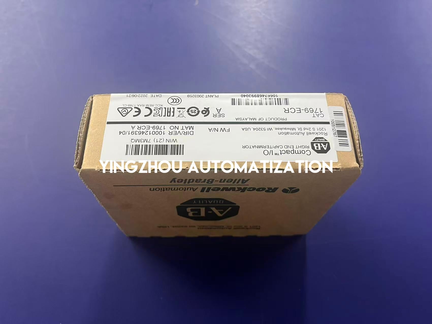 Allen-Bradley 1769-ECR Compact I/O Right End Cap | Terminator for 1769 CompactLogix Systems | Brand New Original-YingZhou Automatization