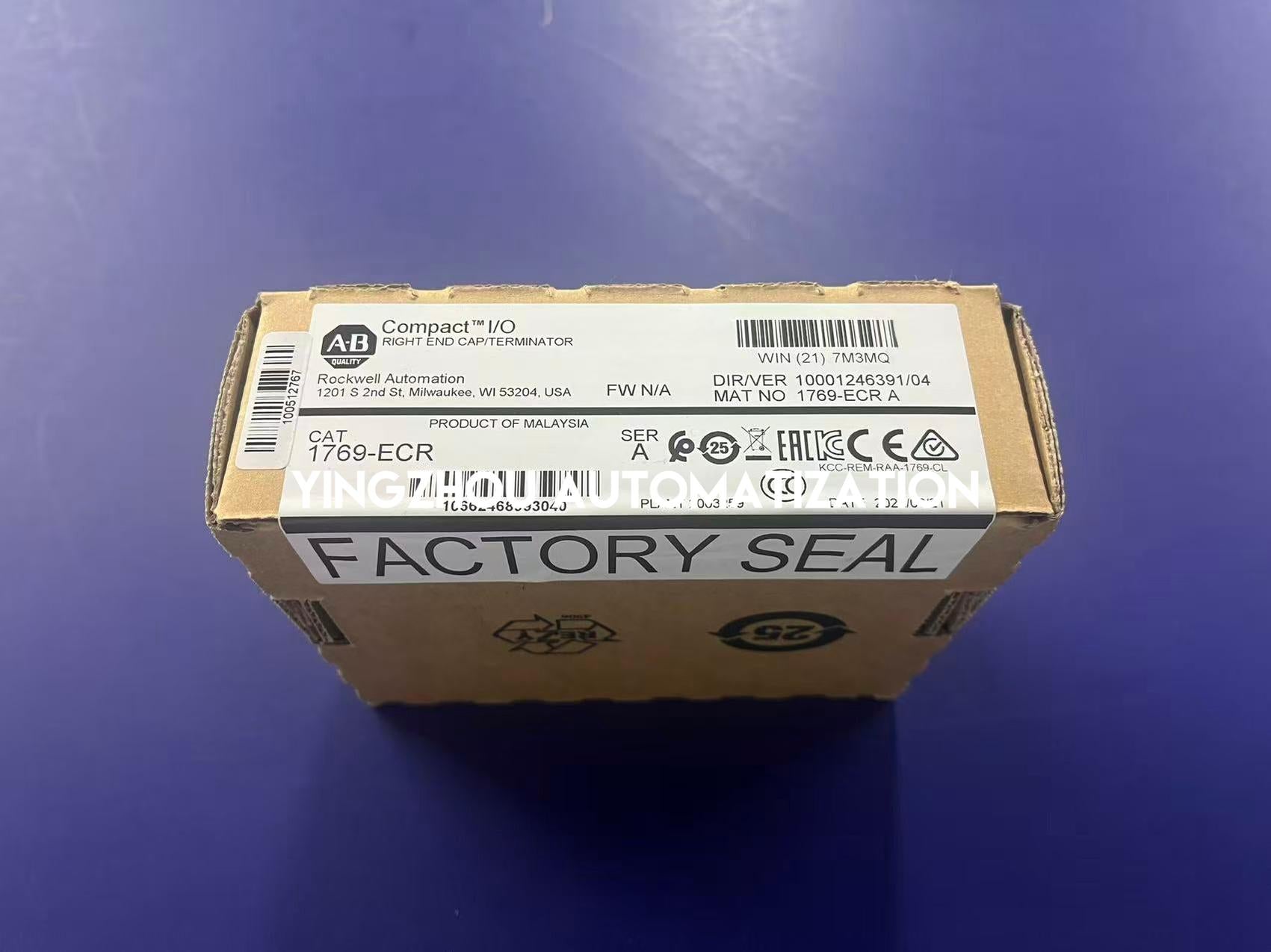 Allen-Bradley 1769-ECR CompactLogix Right End Cap | Bus Terminator | 1769 Compact I/O-YingZhou Automatization
