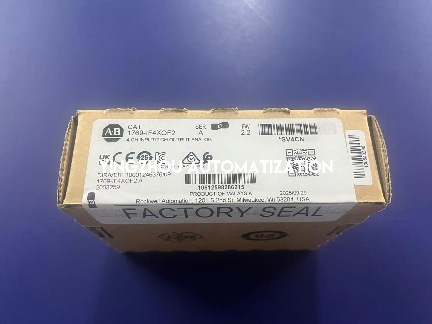 Allen-Bradley 1769-IF4XOF2 Compact I/O Combination Module | 4 Input / 2 Output Analog | Brand New Original-YingZhou Automatization