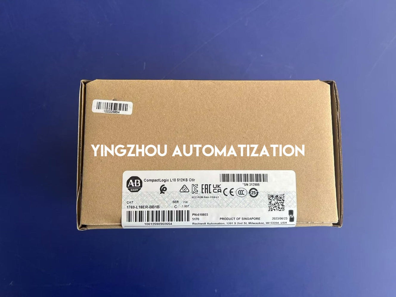 Allen-Bradley 1769-L18ER-BB1B CompactLogix 5370 | 512KB, 16 DI / 16 DO, Dual Ethernet-YingZhou Automatization