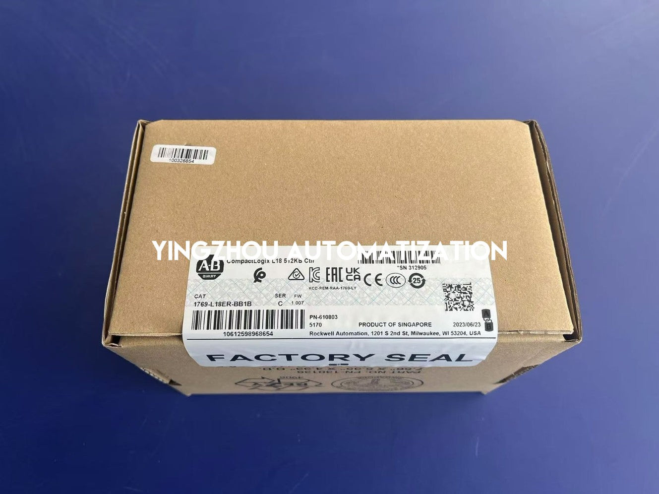 Allen-Bradley 1769-L18ER-BB1B CompactLogix 5370 | 512KB, 16 DI / 16 DO, Dual Ethernet-YingZhou Automatization