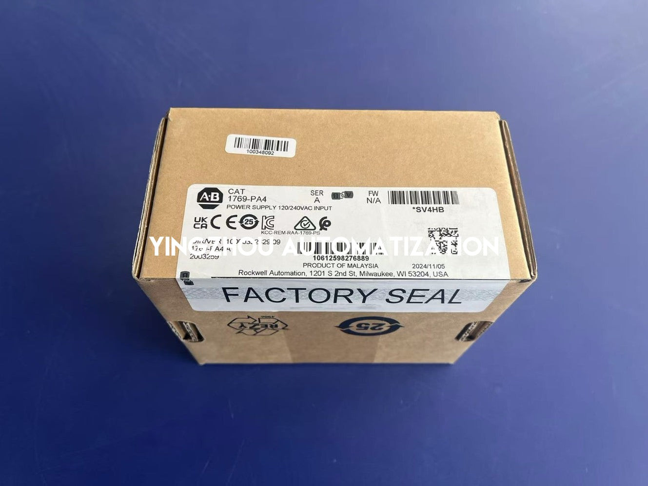 Allen-Bradley 1769-PA4 Compact I/O Power Supply | 120/240V AC Input | 4A @ 5V DC Output | Brand New Original-YingZhou Automatization