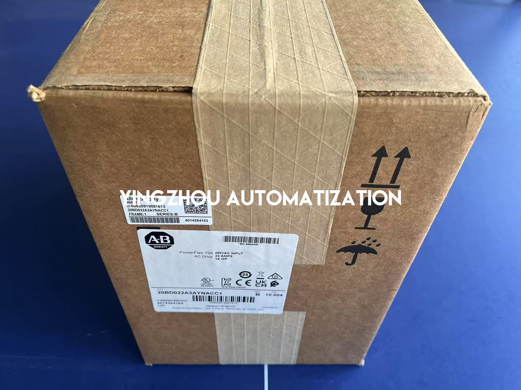 Allen-Bradley 20BD022A3AYNACC1 PowerFlex 700 VFD | 15 HP, 22A, 480V AC, ControlNet-YingZhou Automatization