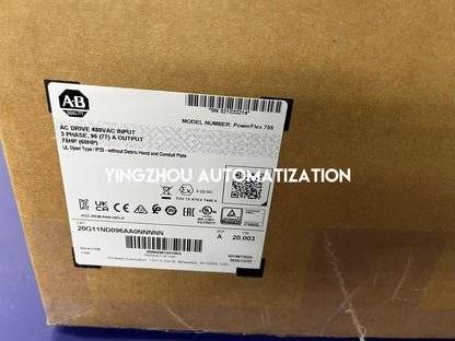 Allen-Bradley 20G11ND096AA0NNNNN PowerFlex 755 VFD | 75 HP, 480V AC, Frame 5-YingZhou Automatization