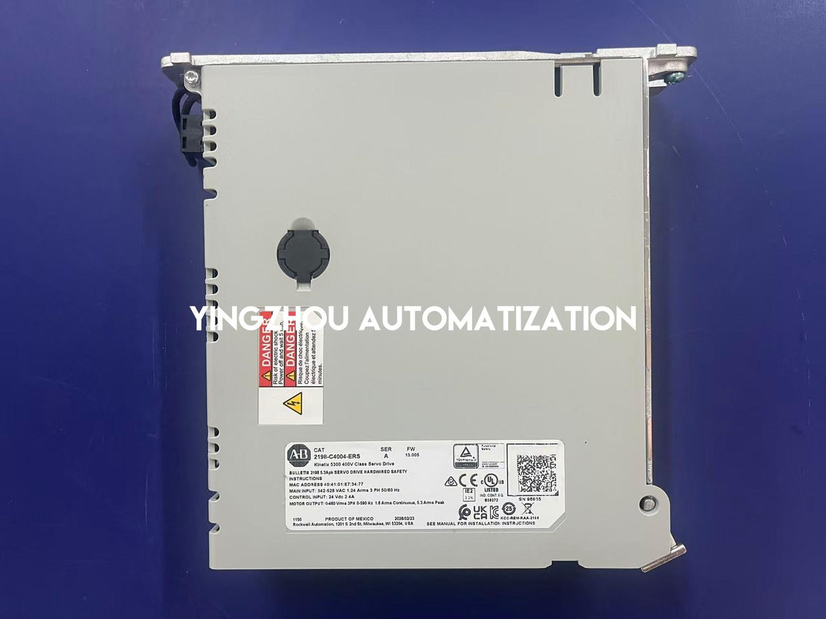 Allen-Bradley 2198-C4004-ERS Kinetix 5300 0.86kW 400V Class EtherNet/IP Servo Drive with Hardwired Safety-YingZhou Automatization