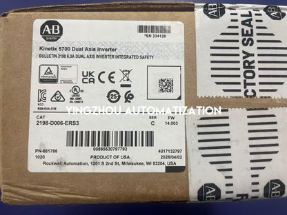 Allen-Bradley 2198-D006-ERS3 Kinetix 5700 Servo Drive | Dual-Axis Inverter | 200V-480V | Brand New Original-YingZhou Automatization