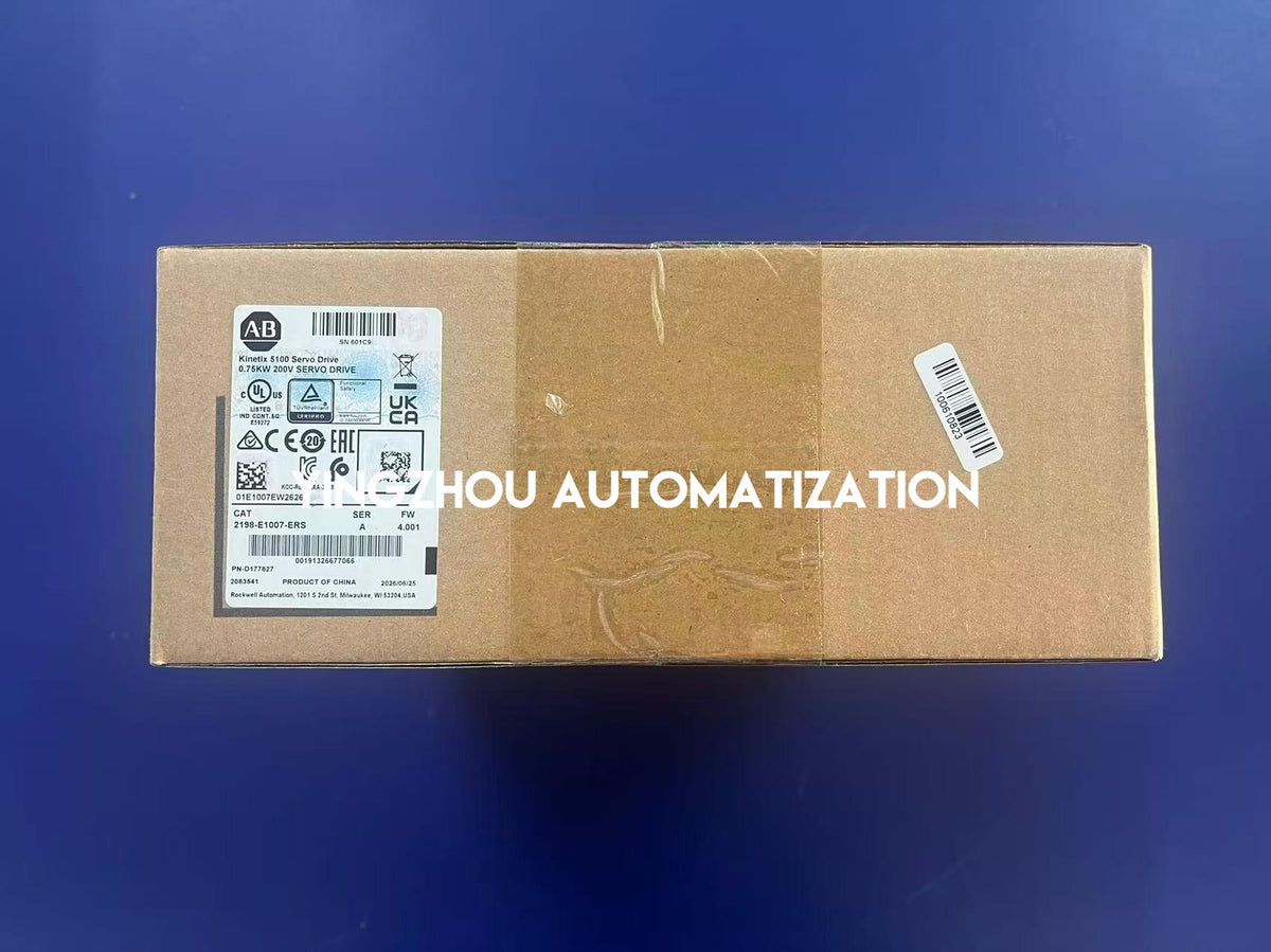 Allen-Bradley 2198-E1007-ERS Kinetix 5100 0.75kW 200V Class EtherNet/IP Servo Drive with Hardwired Safety-YingZhou Automatization