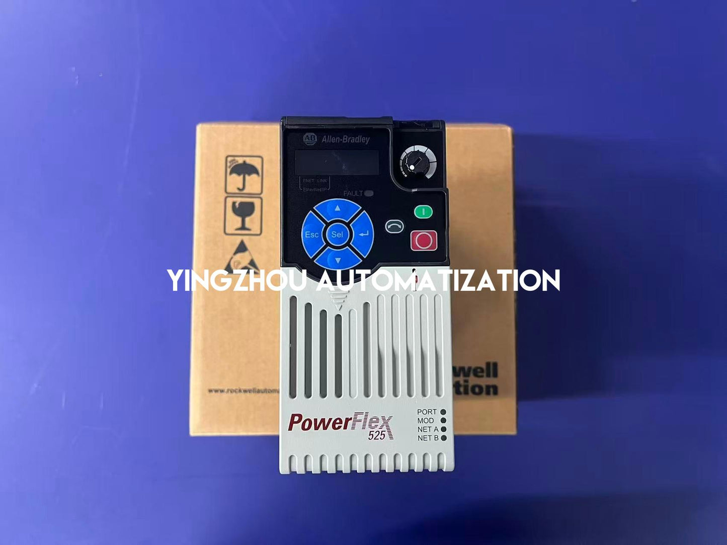 Allen-Bradley 25B-B2P5N104 PowerFlex 525 VFD | 0.5 HP, 0.4 kW, 240V AC 3-Phase-YingZhou Automatization