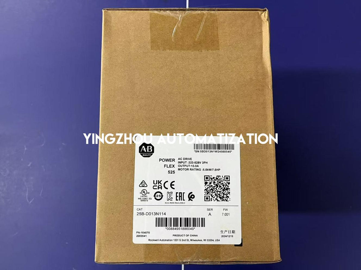 Allen-Bradley 25B-D013N114 PowerFlex 525 5.5kW 480V 13A AC Drive-YingZhou Automatization