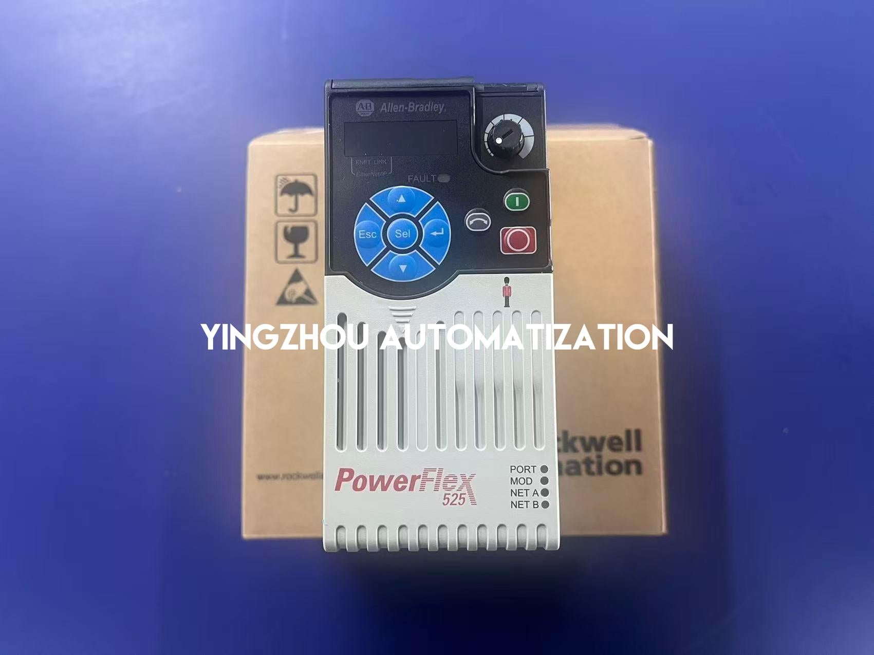 Allen-Bradley 25B-D1P4N104 PowerFlex 525 AC Drive | 0.4kW 0.5HP 480V 1.4A | IP20 NEMA Open Type | Brand New Original-YingZhou Automatization