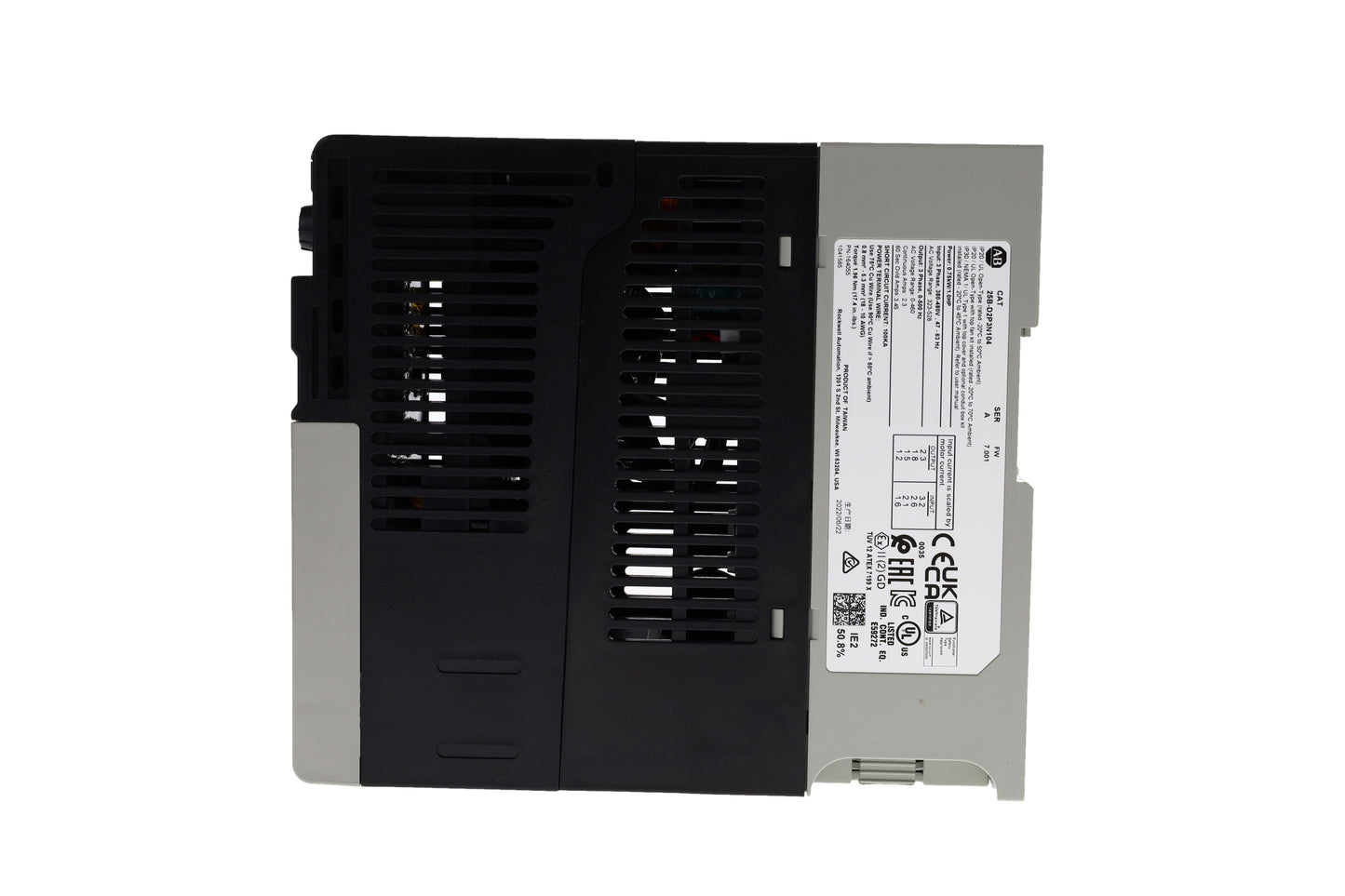 Allen-Bradley 25B-D2P3N104 PowerFlex 525 VFD | 0.75kW (1.0HP), 480V AC, 3-Phase-YingZhou Automatization