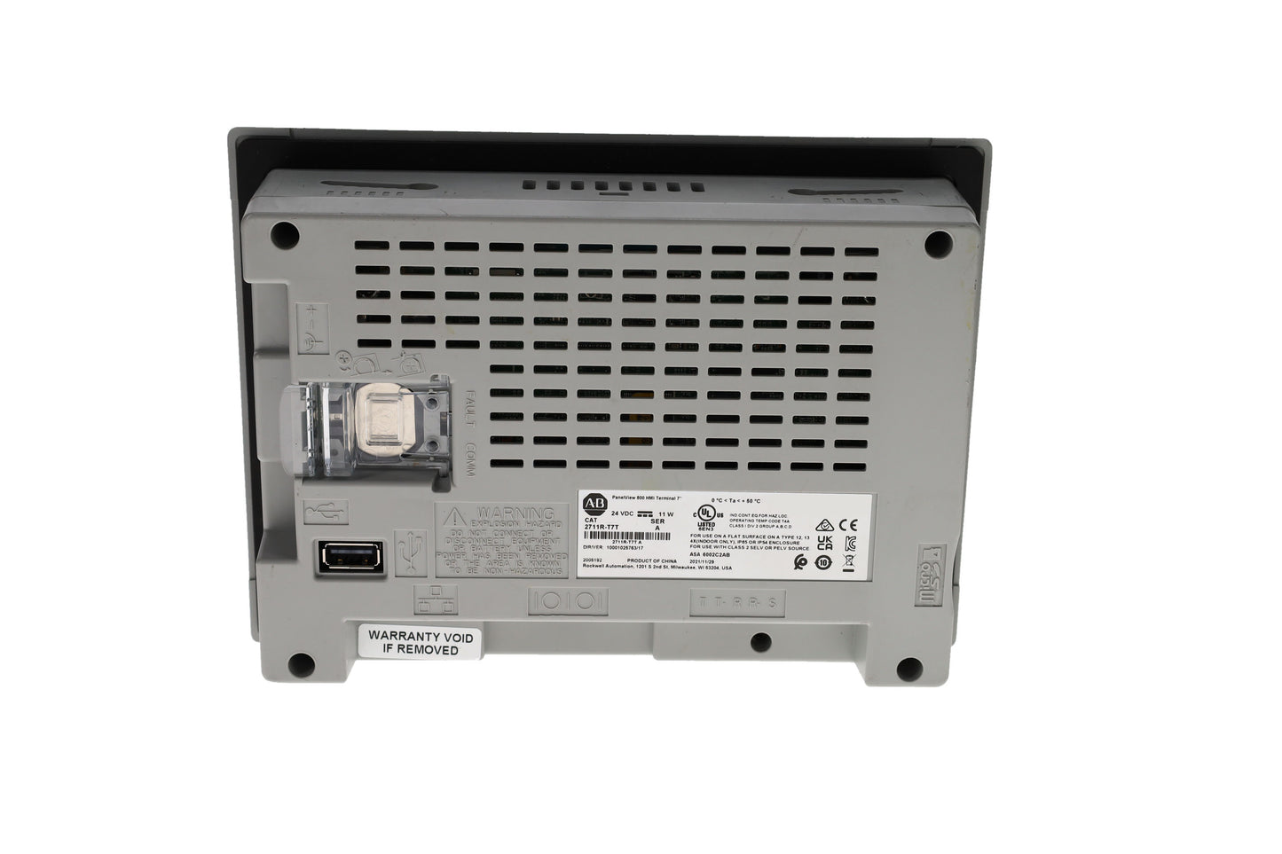 Allen-Bradley 2711R-T7T PanelView 800 Terminal | 7-inch Widescreen Touchscreen-YingZhou Automatization