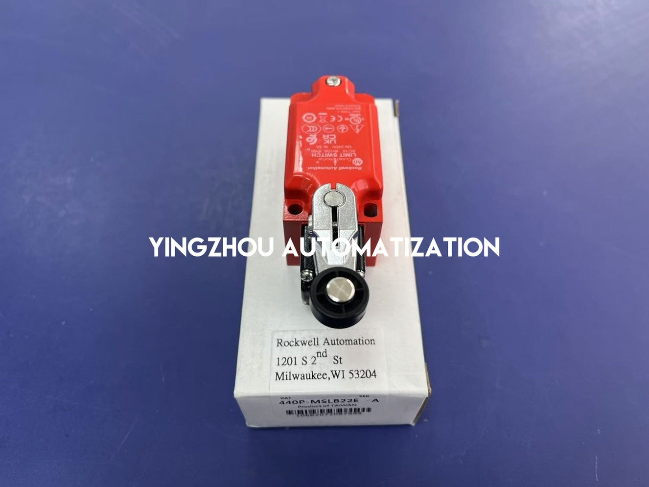 Allen-Bradley 440P-MSLB22E Safety Limit Switch | 30mm Metal, Short Lever, 2NC/2NO-YingZhou Automatization