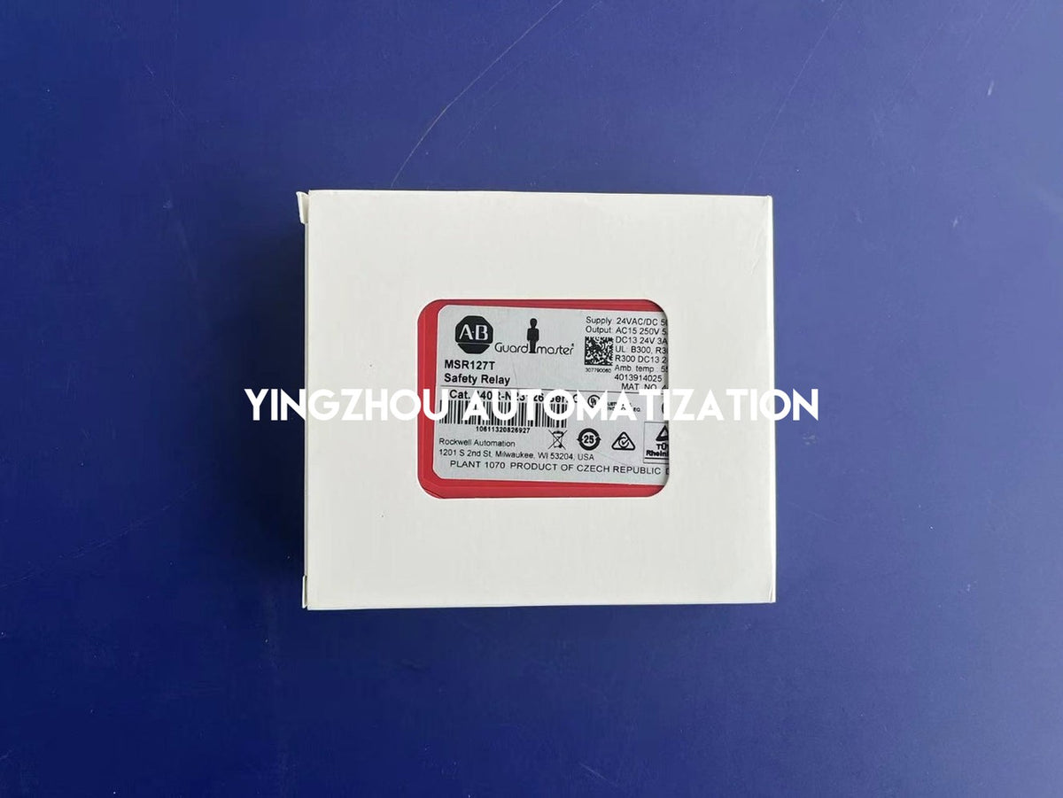 Allen-Bradley 440R-N23126 Guardmaster MSR127T Safety Relay 24V AC/DC-YingZhou Automatization