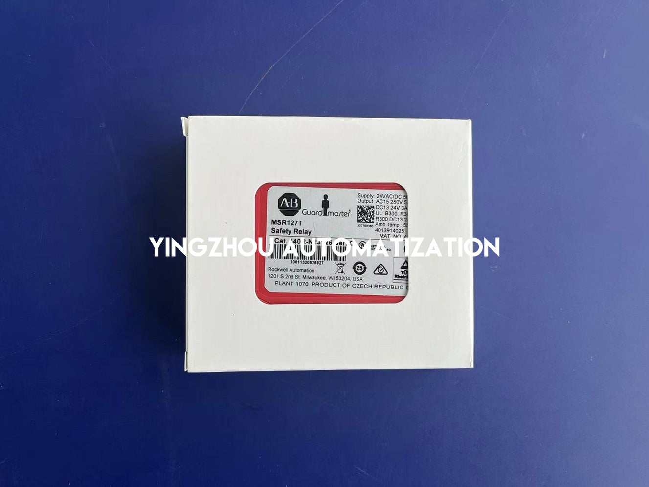 Allen-Bradley 440R-N23126 MSR127TP Safety Relay | 24V AC/DC, 3NO/1NC, Auto/Manual-YingZhou Automatization