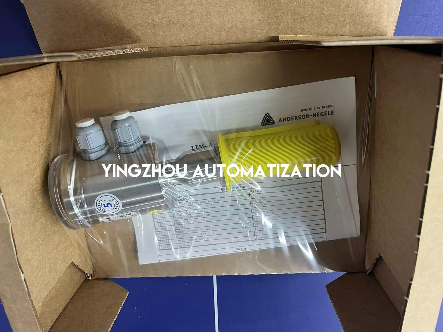 Anderson-Negele ILM-4 Inductive Conductivity Sensor - Hygienic, Dual Output, L20 Body-YingZhou Automatization