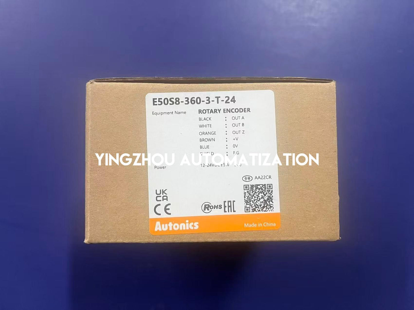 Autonics E50S8-360-3-T-24 Rotary Encoder | 50mm Shaft Type 360 PPR Totem Pole 24V | Brand New Original-YingZhou Automatization