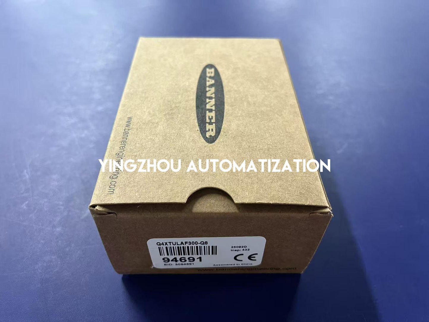 Banner Q4XTULAF300-Q8 | Laser Distance Sensor | Precision Measurement | Miniature Housing | IO-Link | Brand New Original-YingZhou Automatization