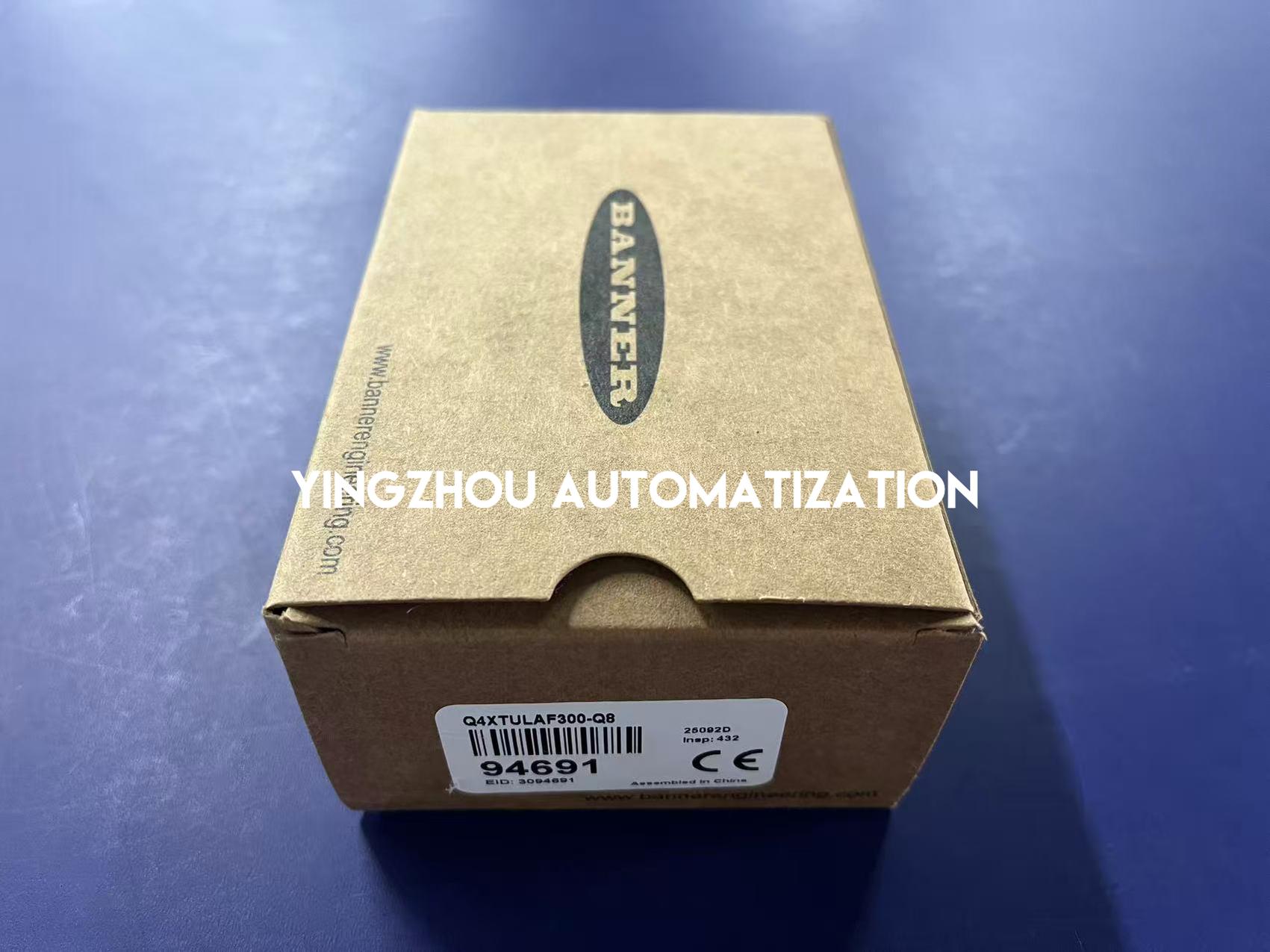 Banner Q4XTULAF300-Q8 | Laser Distance Sensor | Precision Measurement | Miniature Housing | IO-Link | Brand New Original-YingZhou Automatization