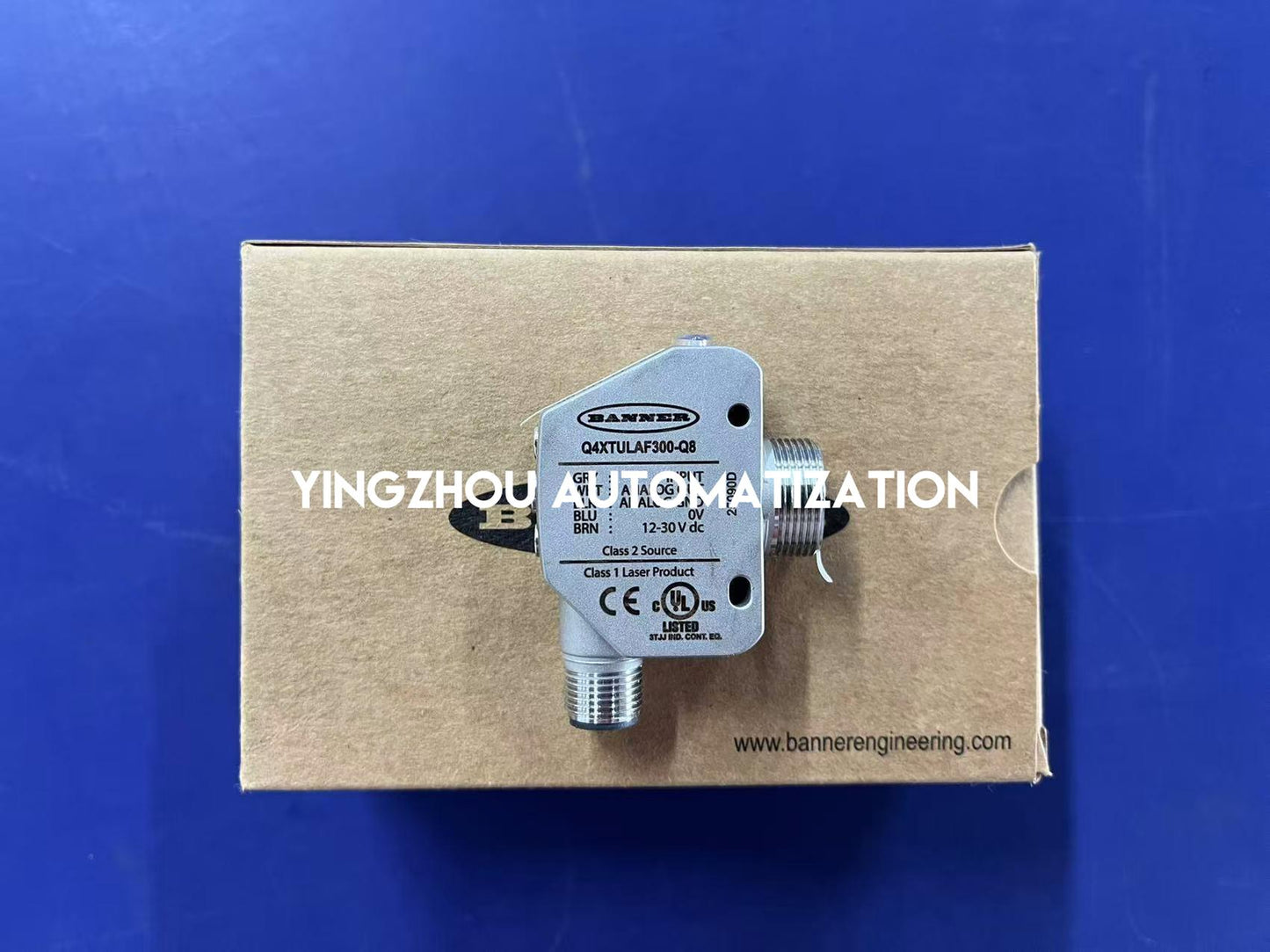 Banner Q4XTULAF300-Q8 | Laser Distance Sensor | Precision Measurement | Miniature Housing | IO-Link | Brand New Original-YingZhou Automatization