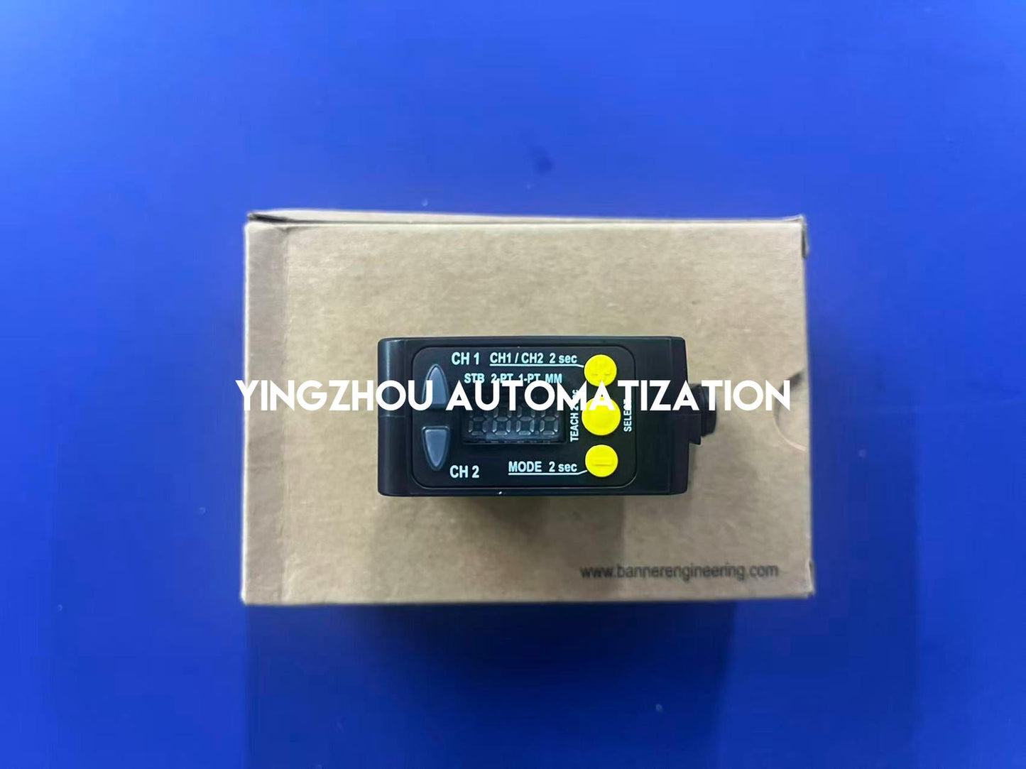 Banner Q5XKULAF3000-Q8 Laser Sensor - Q5X Series, 3000mm Range, 0-10V Analog, IO-Link-YingZhou Automatization