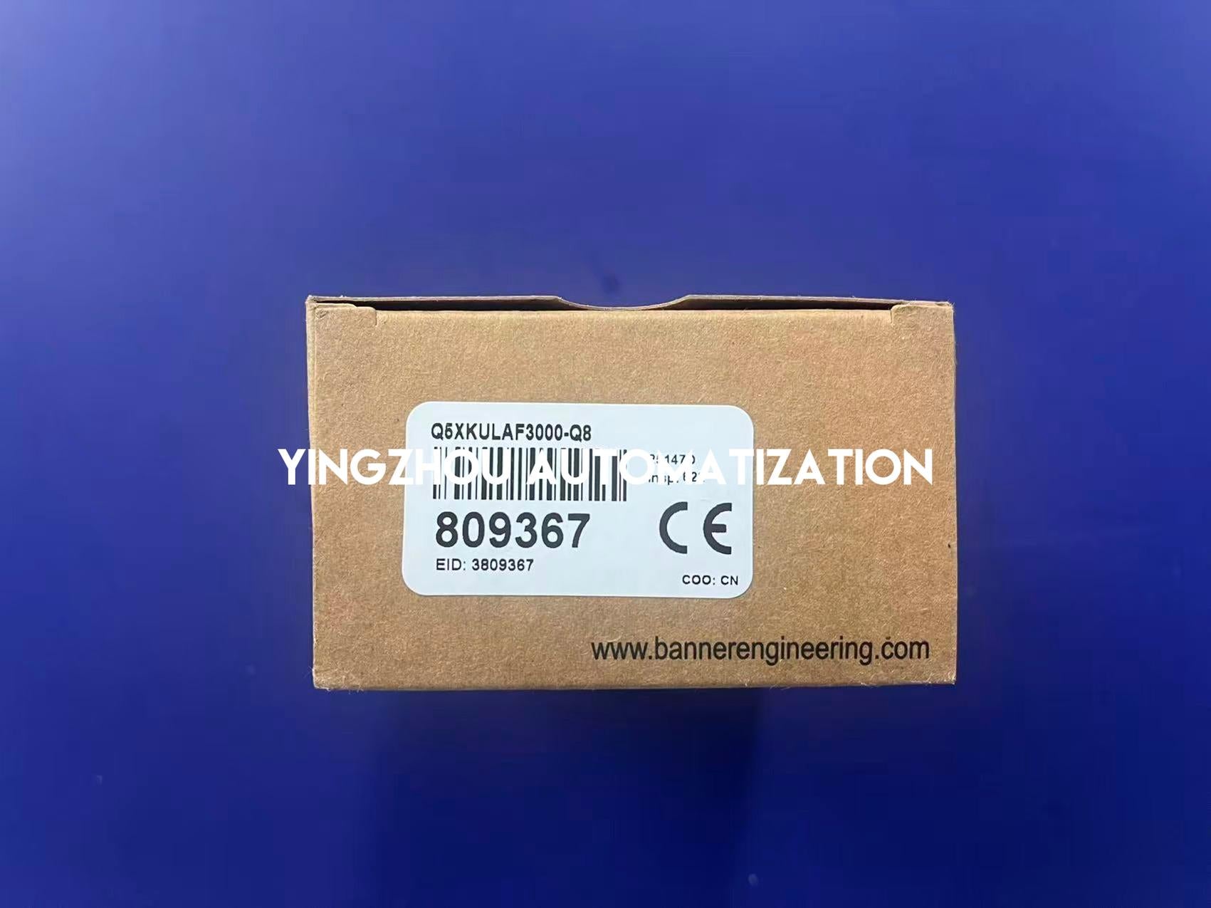 Banner Q5XKULAF3000-Q8 Laser Sensor - Q5X Series, 3000mm Range, 0-10V Analog, IO-Link-YingZhou Automatization