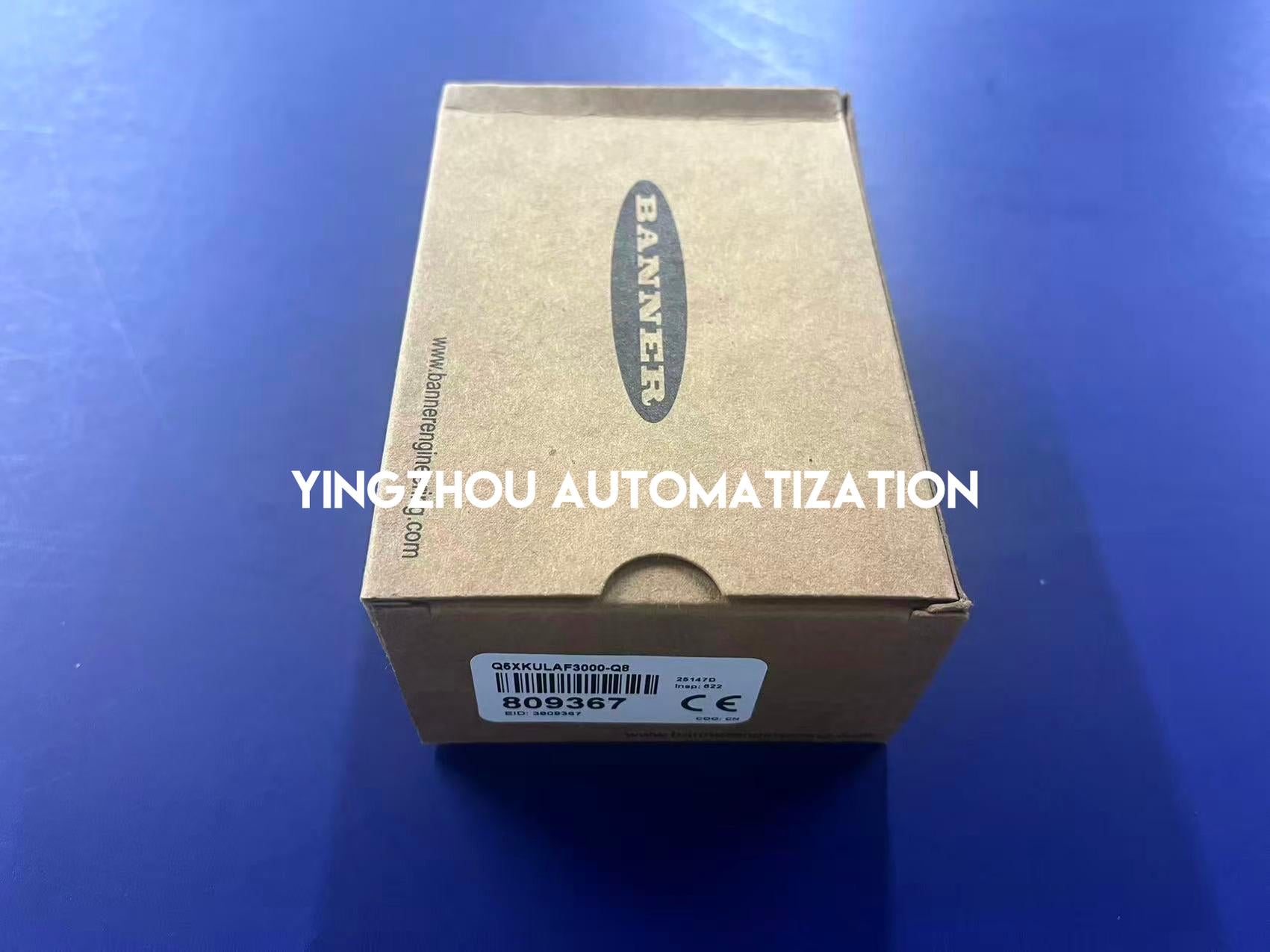 Banner Q5XKULAF3000-Q8 Laser Sensor - Q5X Series, 3000mm Range, 0-10V Analog, IO-Link-YingZhou Automatization