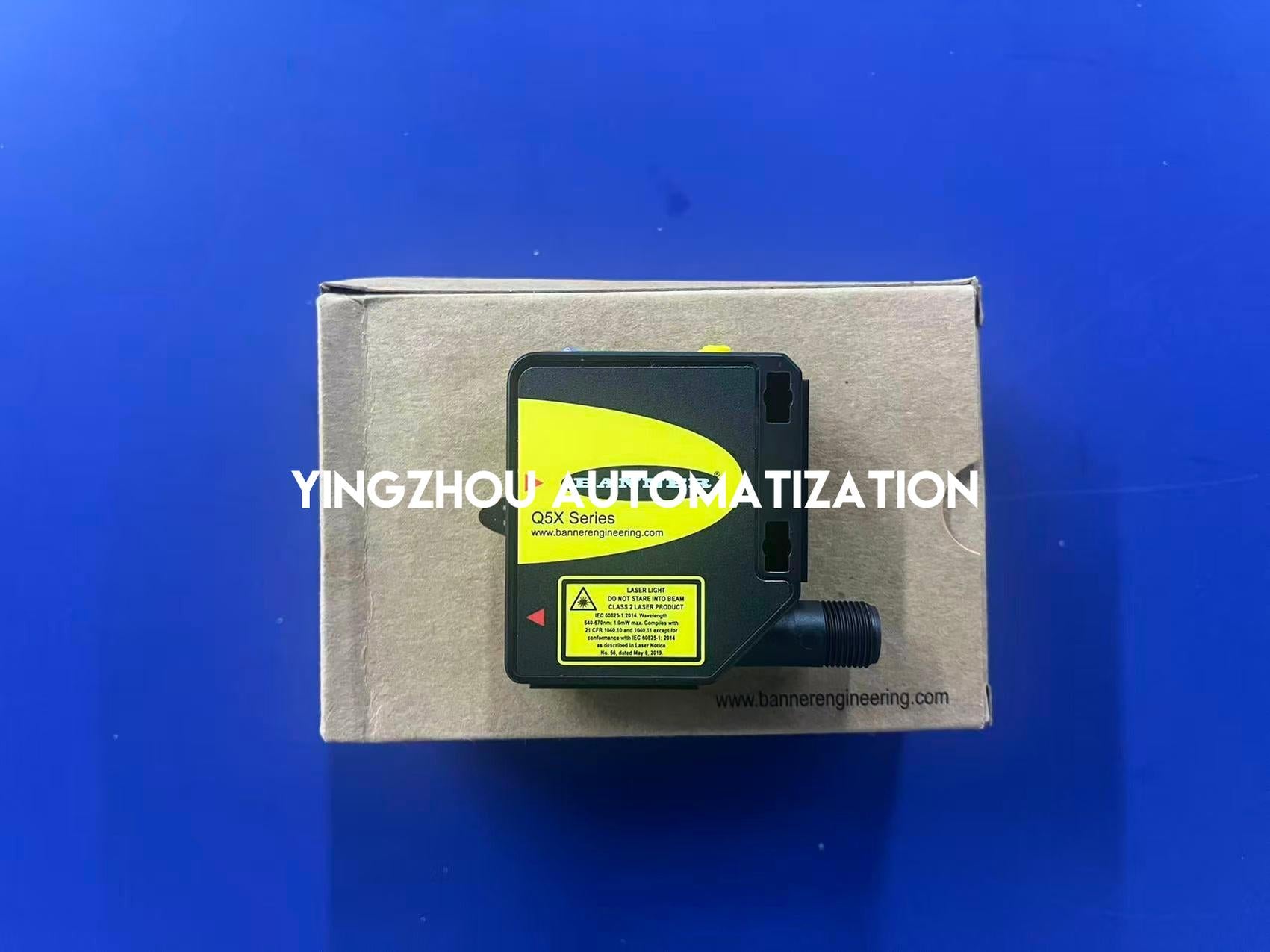 Banner Q5XKULAF3000-Q8 Laser Sensor - Q5X Series, 3000mm Range, 0-10V Analog, IO-Link-YingZhou Automatization