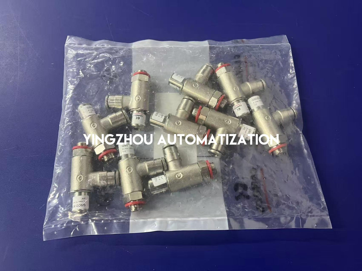 Camozzi GSCO 803-118-6 Flow Control Valve - G1/8 Thread, 6mm Push-in Fitting-YingZhou Automatization