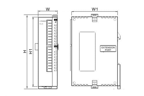 Delta DVP06XA-S DVP Series PLC Input Output (I/O) Module