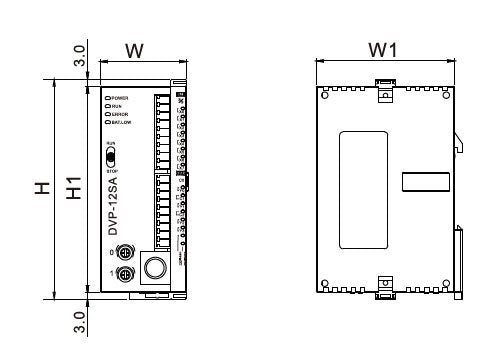 Delta DVP12SA211T DVP-SA Series PLC Module