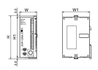 Delta DVP12SE11T DVP-SE Series PLC Module