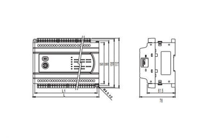 Delta DVP-ES Series DVP16ES200T PLC Module