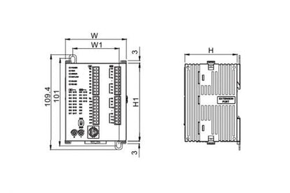 Delta DVP20SX211R DVP-SX Series PLC Module