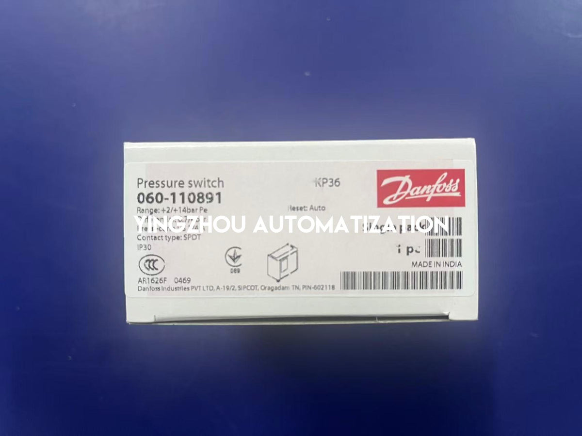 Danfoss 060-110891 KP36 2–14 bar Pressure Switch-YingZhou Automatization